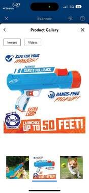 Nerf Dog Tennis Ball Blaster Mega Set with 8 Tennis Balls